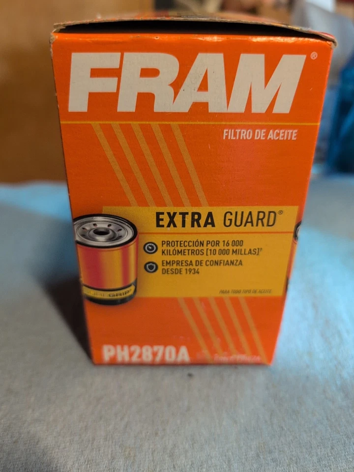 Filtro de aceite protector extra (giratorio) FRAM PH2870A FRAM (PH2870A) Foto 2 de 4