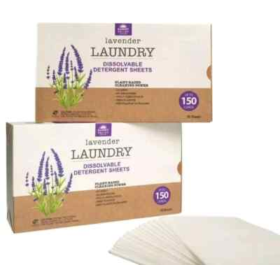 #ad #ad Sunny Valley Orchard 2 Boxes Dissolvable laundry sheets Up to 300 Loads Lavender $26.90