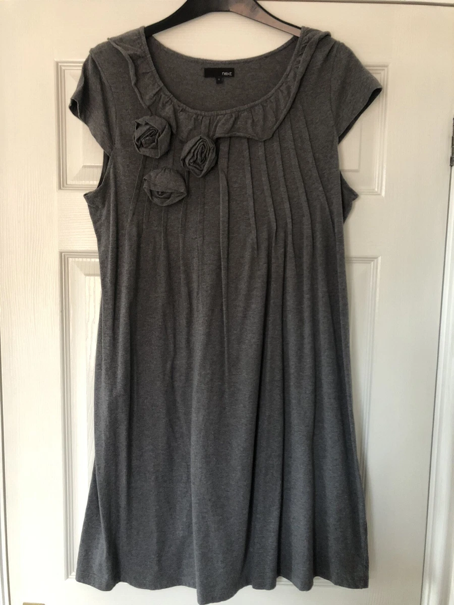 Next Dress Size 16 Grey Short Sleeved Ladies Women Summer eBay