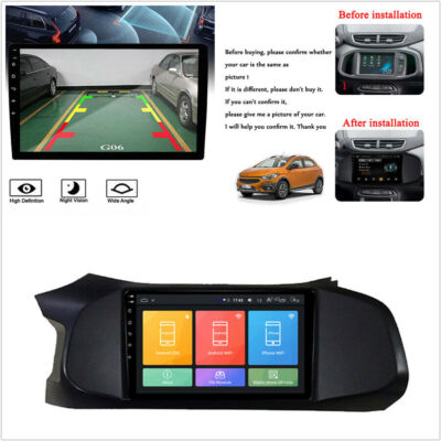9'' Car Stereo Radio GPS Navi Player FM BT WiFi 1+16GB For 2012-19 Chevrolet Onix