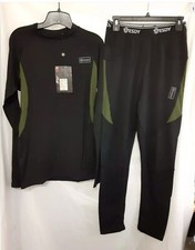 ESDY Thermal Underwear Set For Men Soft Fast Dry Top Bottom Fleece Size L