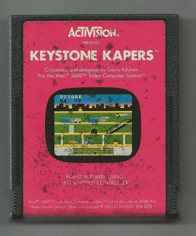  Atari 2600 Game Cartridge - Keystone Kapers : Video Games