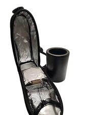 Wine Insulated Carrier Bag W/ Cooler, Fits 3 Bottles, Chills Fast. CaddyO