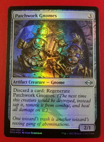 1x Patchwork Gnomes | FOIL | Modern Horizons 2 | MTG Magic Cards