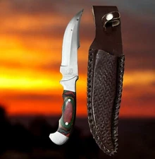CHIPAWAY CUTLERY Trail point blade Full-tang Fixed Blade Knife W/ Sheath