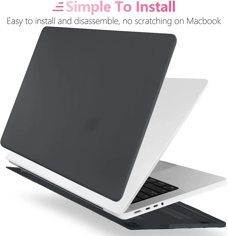 Snap-On Matte Shell Cover Case for Macbook Pro 14/16.2/13.6/13.3inch M2/M1 Chip - Image 2 of 4