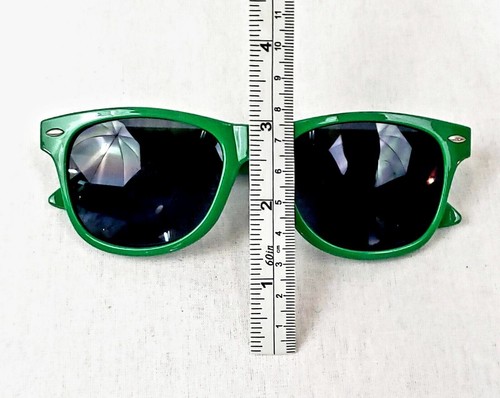 Naked Juice Sunglasses Green Promotional Square Wayfare Style Adult Glasses - Picture 10 of 10