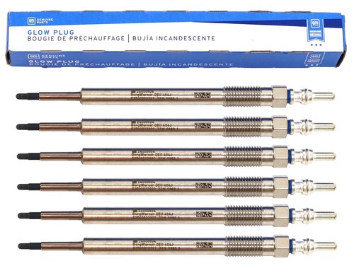 Set of 6 GM Glow Plug 24000504 / 73G for 2020-2024 3.0L Duramax LM2 Diesel OEM - Picture 1 of 20