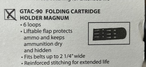 GroveTec 6 runde Klapppatronenhalter Magnum rund GTAC-90 KOSTENLOSER Versand - Bild 2 von 3