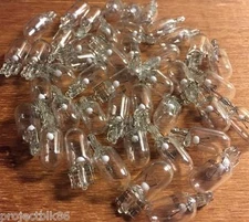 (10) INCANDESCENT 8V WEDGE LAMPS /RECEIVER BULBS - Project/One Pioneer Stereo
