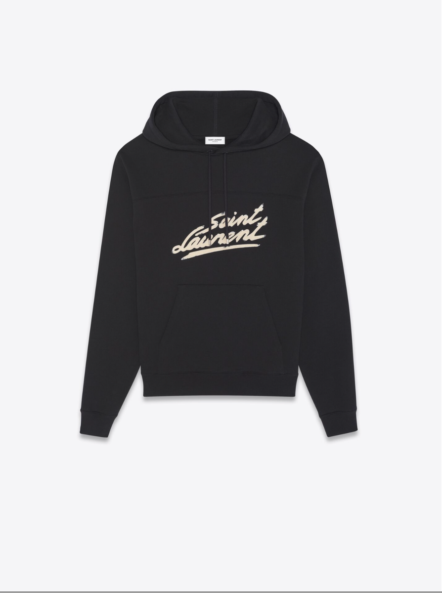 Saint Laurent Signature Hoodie, Size M | eBay