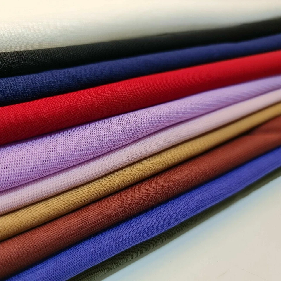 Power Mesh Net Fabric 4 Way Stretch Sheer Dress Craft Wedding Arch Material 58" - Image 4 of 4