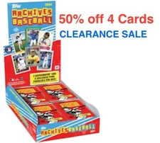 🔥2024 Topps Archives - Base Cards WITH Rookies ~ CHEAP ~ MUST BUY 2 ~ READ ⬇️