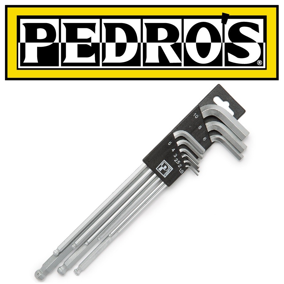 Pedro's L Hex Metric Wrench Set / Allen Wrench Set Bike 1.5mm10mm 9 Pc
