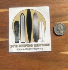 2012 Surfing Heritage Museum Cool Decal Surfing Surfers