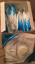 "10"  Masks KN95 With "BREATHING VALVE"  .USA Authorized Seller