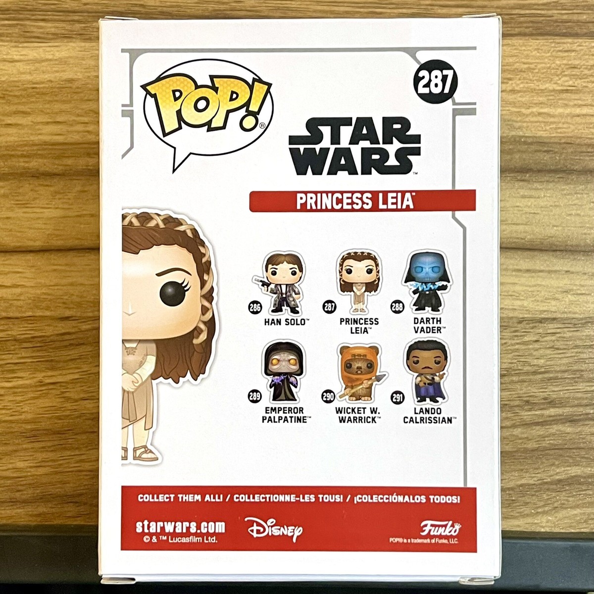 Princess Leia Funko Pop! #287 Star Wars Bobble-Head Brand
