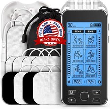 Maquina De Estimulacion Muscular TENS Para Terapia Alivio Del Dolor Masajeador 