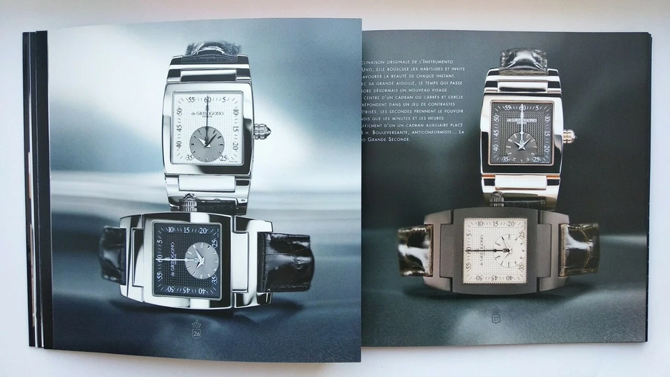 Catálogo Reloj De GRISIGONO Fleurier Colección Perfecto Estado 2007 Foto 3 de 4