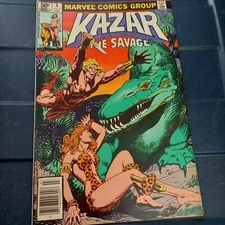 Kazar the Savage #4 Marvel Comics Group 1981 VF+ NEWS STAND
