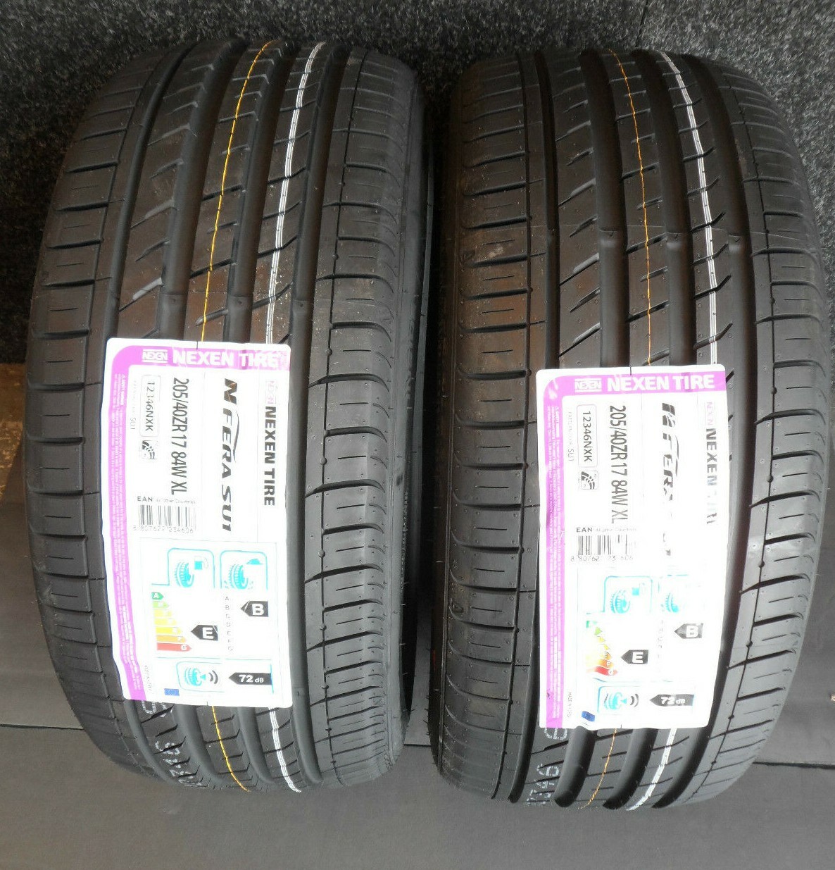 2 X 205 40 17 Nexen NFera Su1 XL 205/40ZR17 2054017 lifetime warranty
