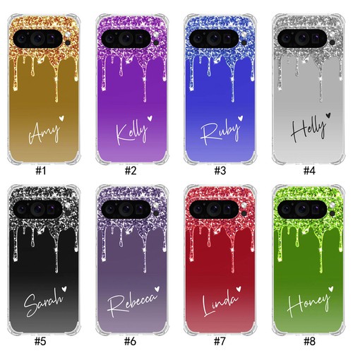 Personalisierte Handyhülle mit Namen Bumper Soft TPU für Google Pixel 9 Pro XL 8A 8 7 6A - Bild 2 von 54