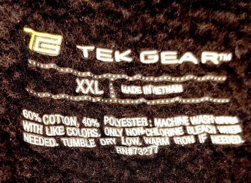 Tek Gear Negro Athleisure Jogger Ropa Activa XXL Unisex - Imagen 6 de 6