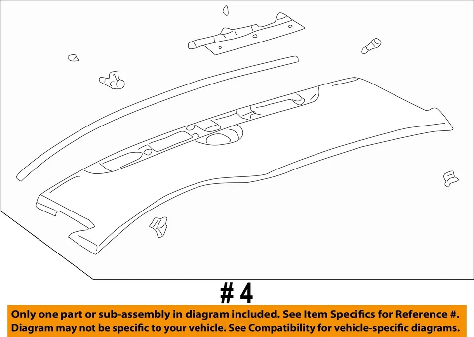 Used Dashboard Panel fits: 2005 Cadillac Deville w/o night vision Grade A - Image 4 of 4