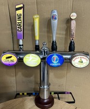 4 Wege Bier Pumpe/Bier Schrift/Pub/Bar/Mancave/Peroni/Carling/Birra/Strongbow