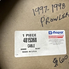 Mopar 481368 Speed Control Cable 1997-98 Prowler NOS