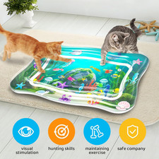 Interactive Cat Toy Indoor Cats Upgraded Cat Water Mat Fish 0.7Mm Thickened Play