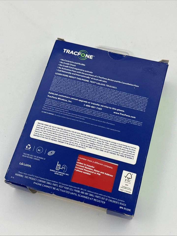 Smartphone LG Treasure LTE L52VL TracFone 8GB Negro Android Caja Abierta  Foto 4 de 4
