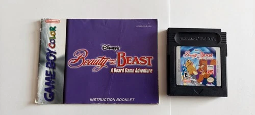 Beauty and the Beast (Nintendo Game Boy, 1994) – Authentic Tested w/ manual