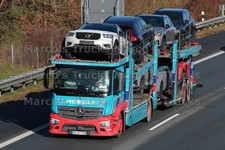LKW Foto Mercedes-Benz Autotransporter Deutschland turquoise MOSOLF Kässb #m1xv