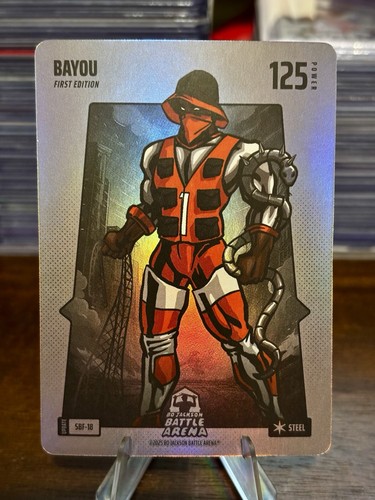 Bo Jackson Battle Arena Alpha Update - BAYOU - Steel Silver Battlefoil SBF-18