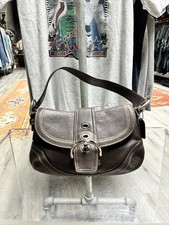 Vintage Y2K Coach SoHo Brown Leather Shoulder...