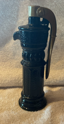 Vintage Well Head Avon Leather After Shave Dark Brown Pump 8'' Tall (Full Bottle)