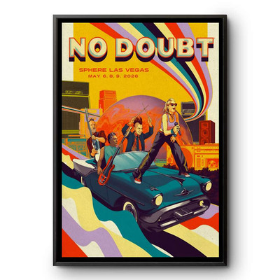 New! No Doubt At Sphere In Las Vegas NV On May 6th 9th 2026 Poster