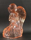 Boyd's Crystal Art Glass ANGEL #22/2 CIDER 11-24-10 Glows Praying 4-1/4" NOS — photo 6