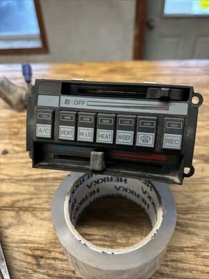 83-87 Honda Prelude Si S Temp Control Climate Control With AC Push Button