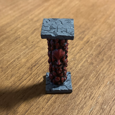 Face Pillar Mage Knight Miniature Artifacts mini D&D Dungeons Dragons column