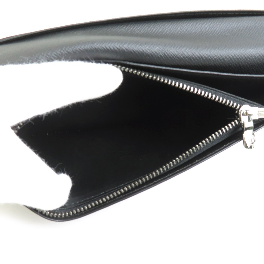 Auth LOUIS VUITTON Monogram Eclipse Brazza Long W… - image 4