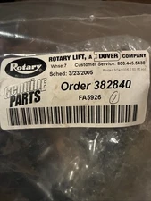Rotary Lift FA5926 Right Manifold Assembly