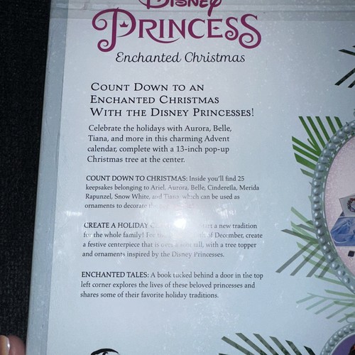 Disney Princess Enchanted Christmas Official Pop Up Advent Calendar SEALED - Picture 6 of 7
