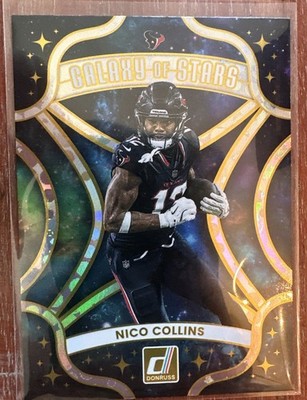 2025 Panini Donruss Nico Collins Galaxy of Stars #8 Texan SP | eBay