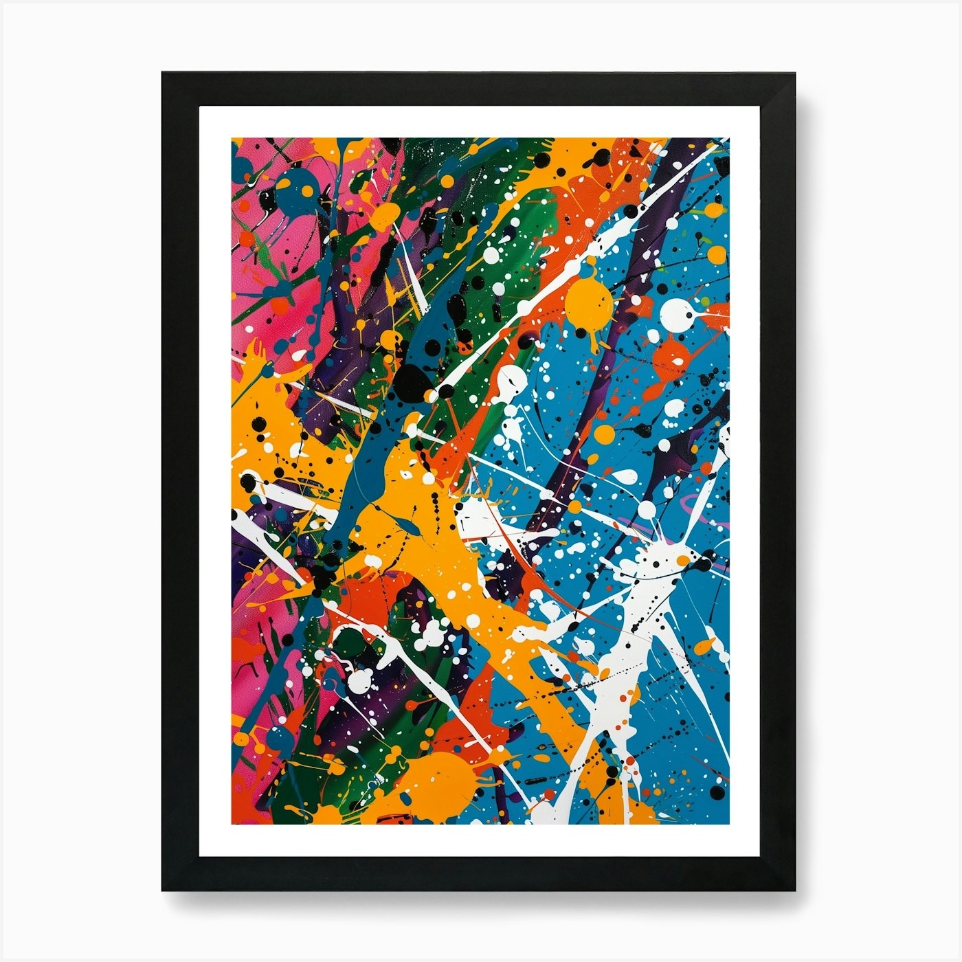 Splatters 2 Art Print Framed Wall Art Poster Canvas Print Picture