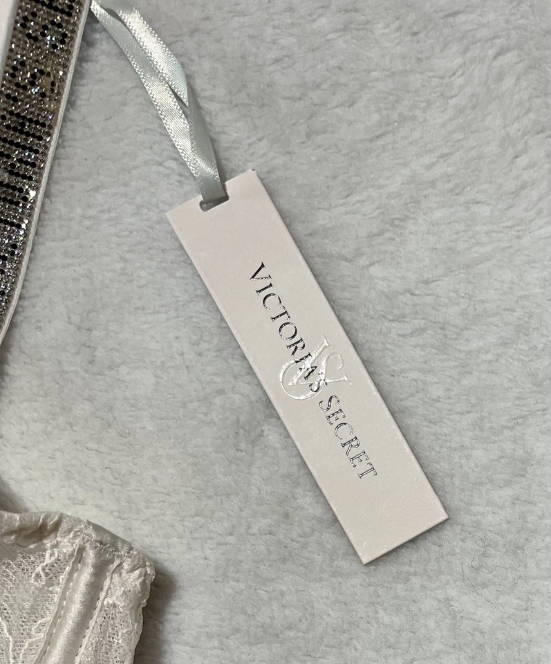 Victoria’s Secret Bustier Corsé Mujer Pequeño Encaje Estrás Lencería Nupcial Foto 4 de 4