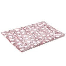 Velvet Pet Sleeping Mat Cat Bed Lovely Mattress Cushion Non-Slip Washable Self-W