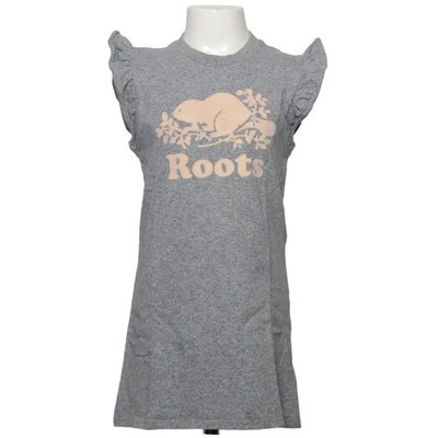 Roots Kids, Kleid, Größe: 116, Grau, Bio-Baumwolle, Print, Mädchen #Bnm