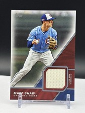 2026 Topps Major League Material Relic Matt Shaw Chicago Cubs #MLM-MS
